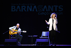 Carme Canela i Jurandir Santana al Casinet d'Hostafrancs (Barcelona)) BarnaSants 24/04/22  